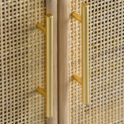 Two Door Rattan Cabinet