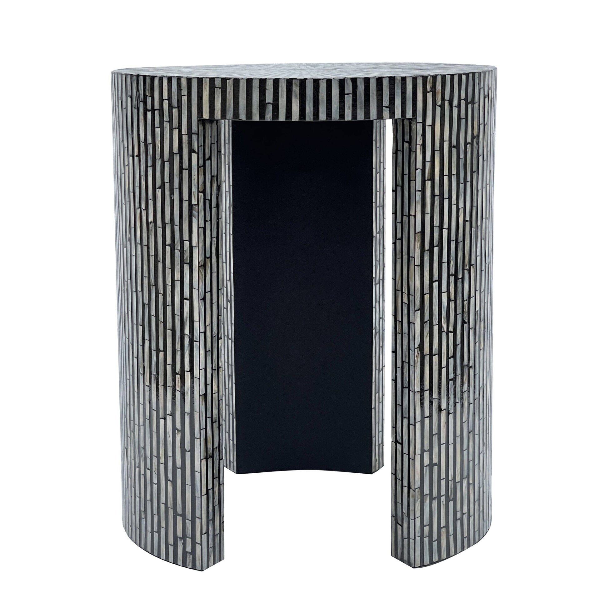Mono Mother Of Pearl Hand Made Side Table