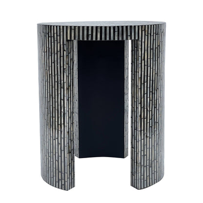 Mono Mother Of Pearl Hand Made Side Table