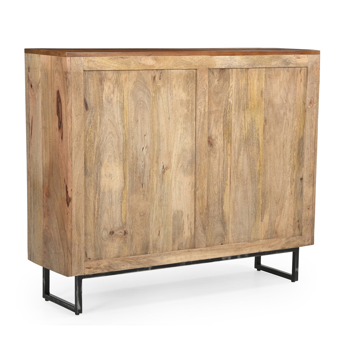 Cowhide Patchwork Chest Of Drawers