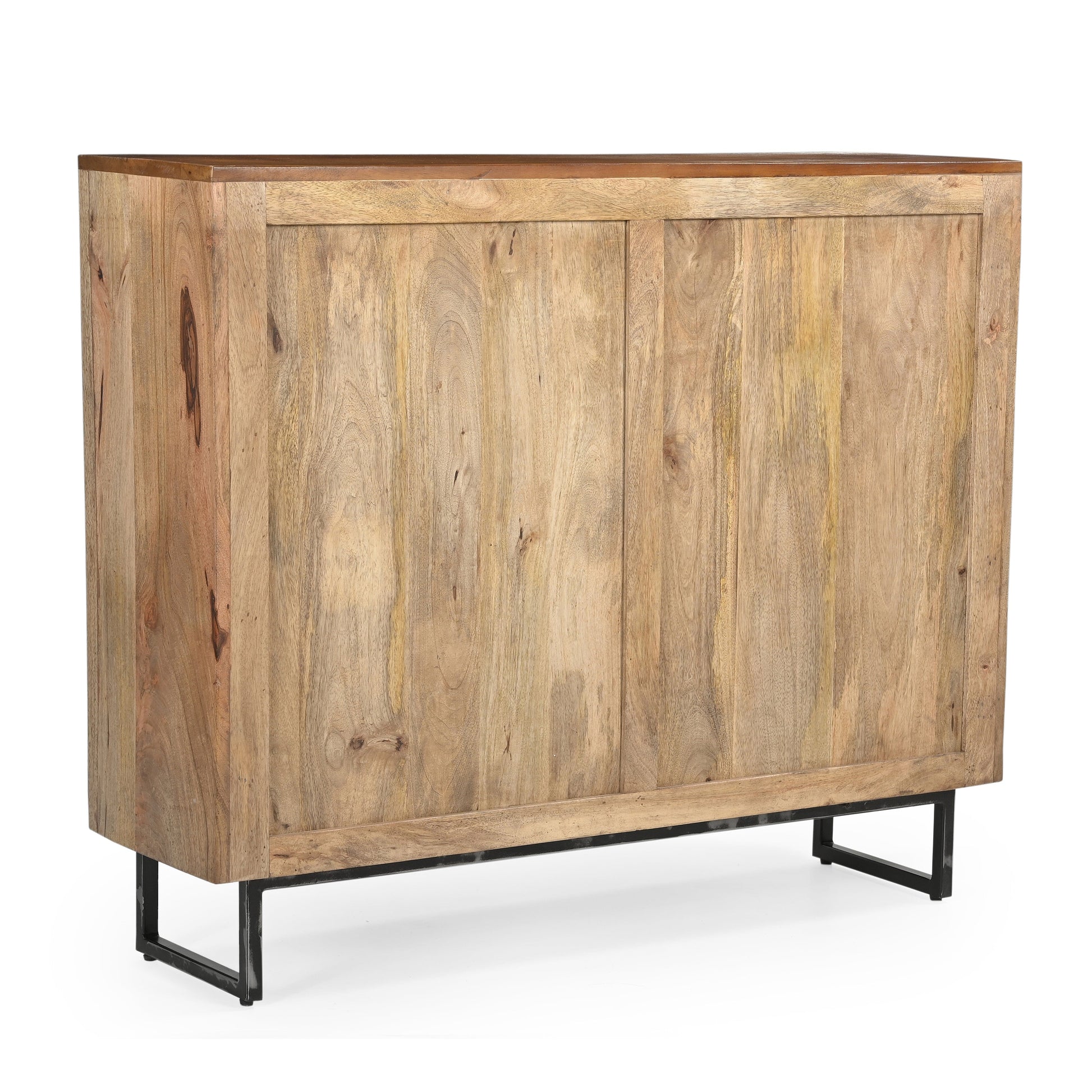 Cowhide Patchwork Chest Of Drawers