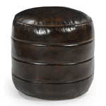 Bronwyn Genuine Leather Ottoman