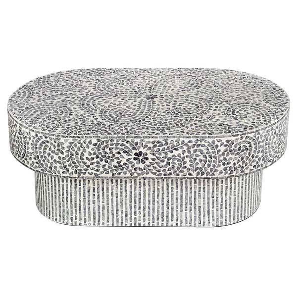  Floral Mother Of Pearl Coffee Table