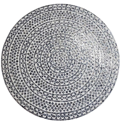 Mother Of Pearl Obsidian Luxe Coffee Table