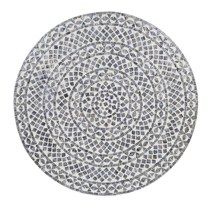 Diamond Mother Of Pearl Coffee Table Black