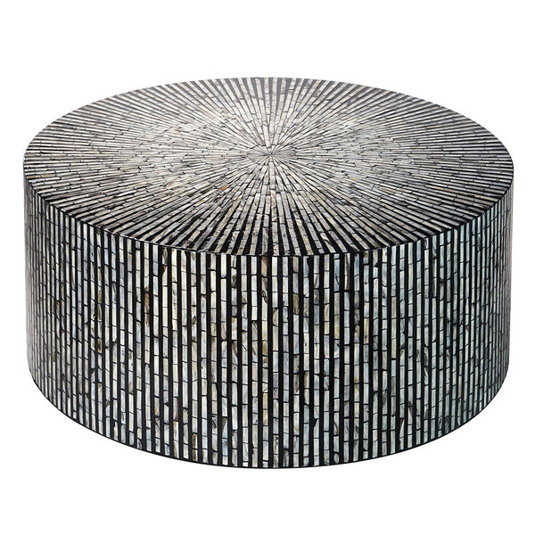  Cordelia Round Mother Of Pearl Coffee Table