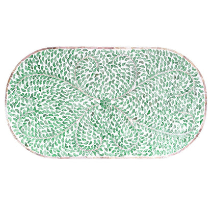 Amelia Oval Mother Of Pearl Coffee Table