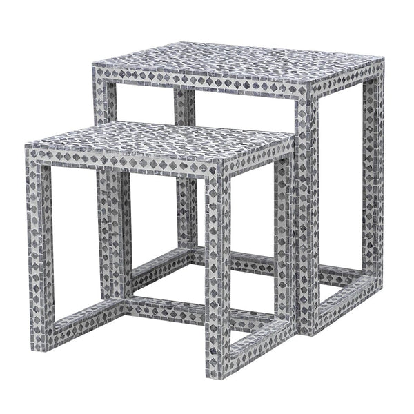  Claire Shell Inlay Nesting Tables