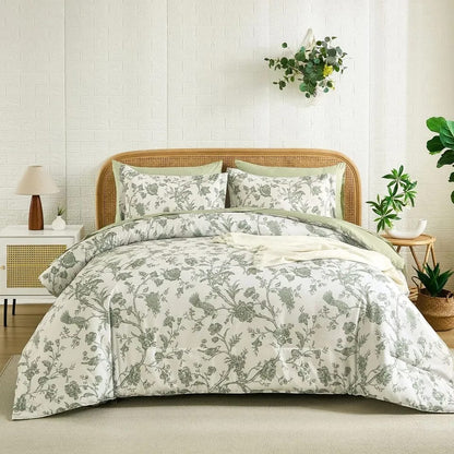 Comforter Set Sage King 48x74cm
