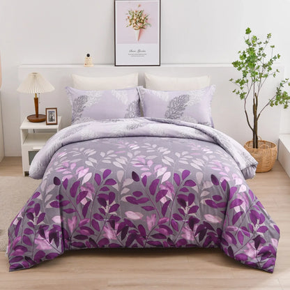 King Comforter Set Luxe Floral 48x74cm