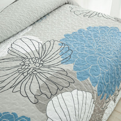 Boho Black Bedspread Set 230x250cm