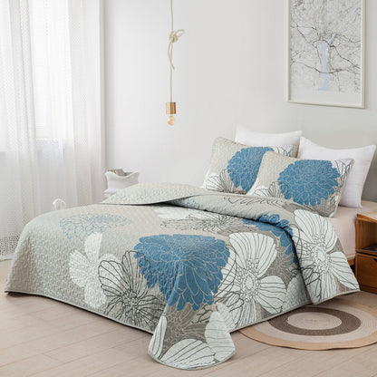 Boho Black Bedspread Set 230x250cm