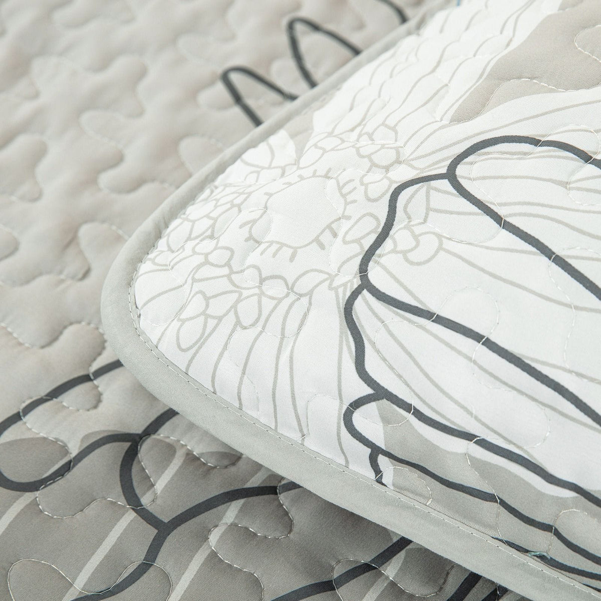 Boho Black Bedspread Set 230x250cm