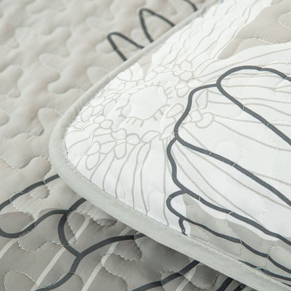 Boho Black Bedspread Set 230x250cm