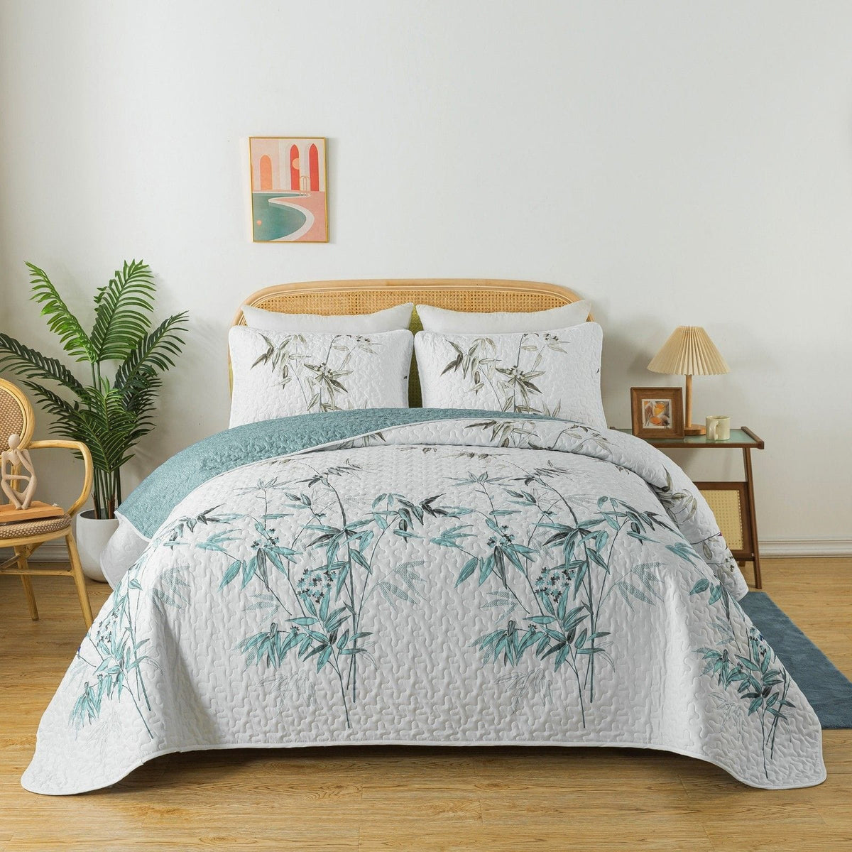 Queen Quilt Set Lightweight 48x74cm