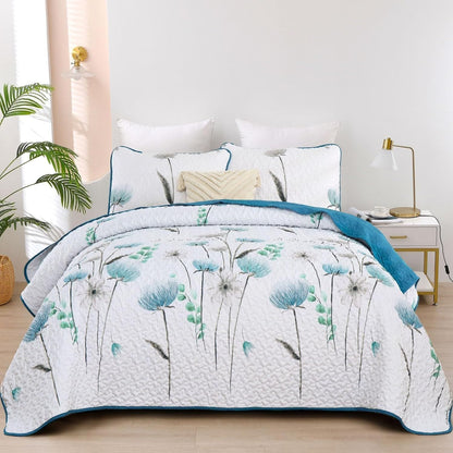 Teal Quilt Cover Set 230x250cm