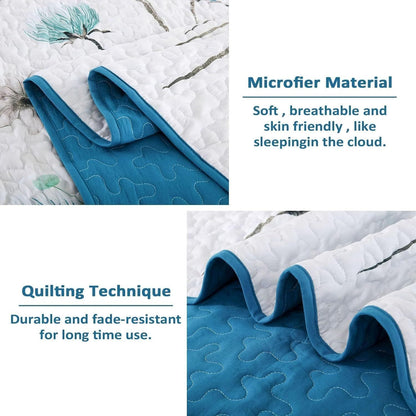 Teal Quilt Cover Set 230x250cm