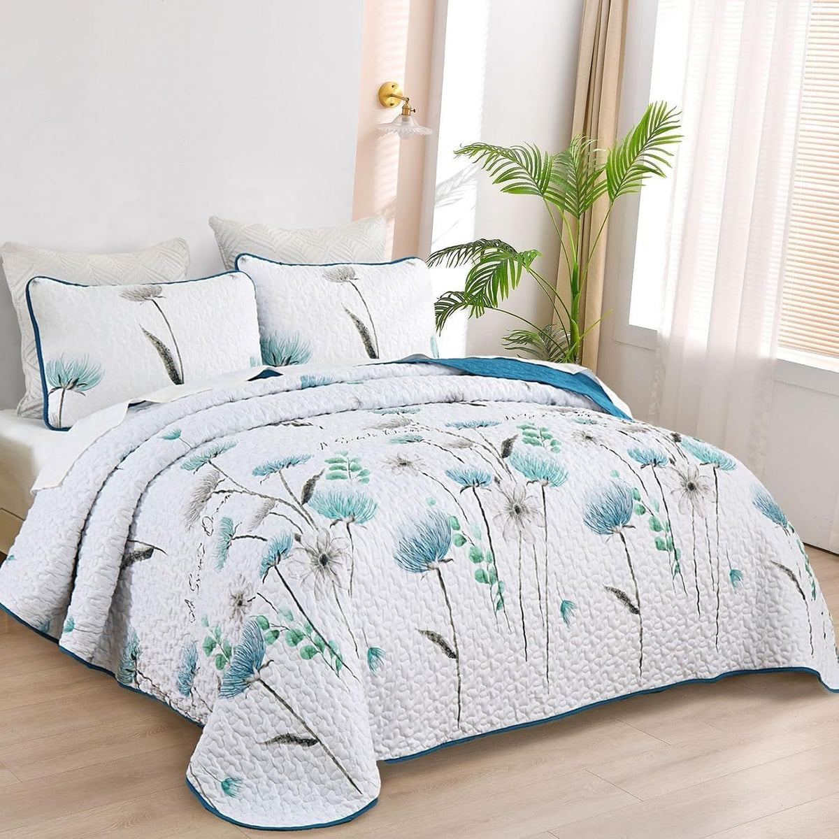 Teal Quilt Cover Set 230x250cm