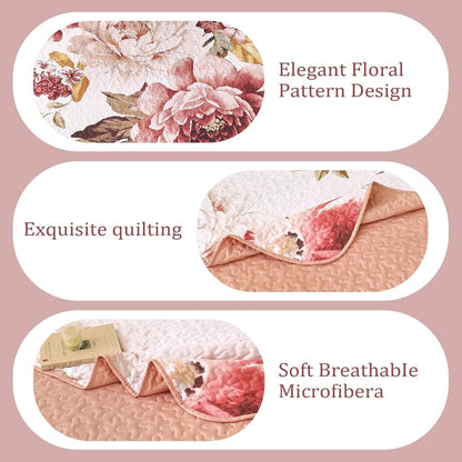 Reversible Quilt Set Soft 48x74cm