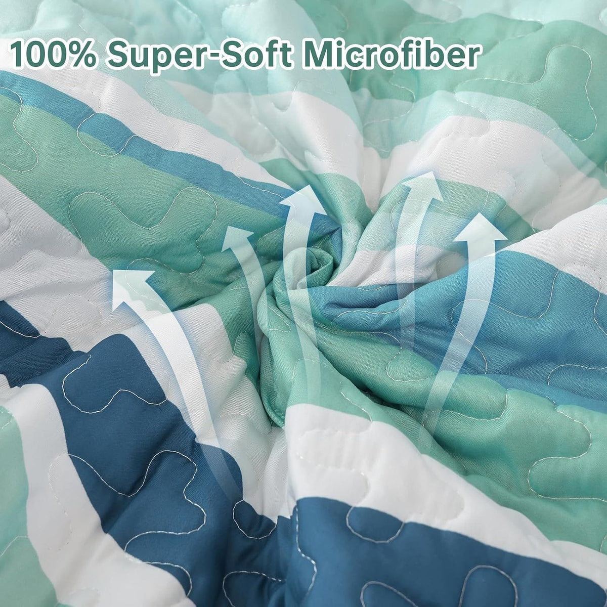 Coastal Bedspread Set Soft 230x250cm