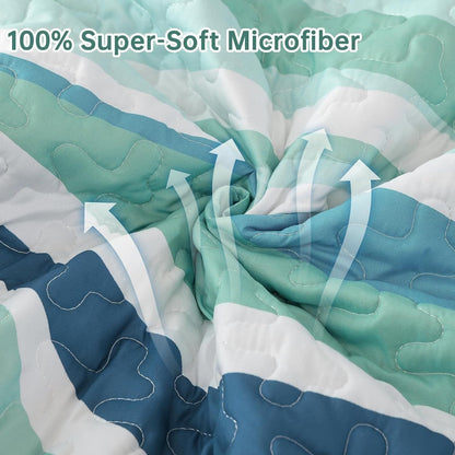 Coastal Bedspread Set Soft 230x250cm