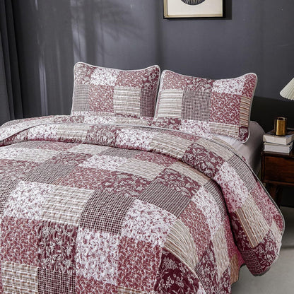 Bohemian Quilt Set Blush 48x74cm