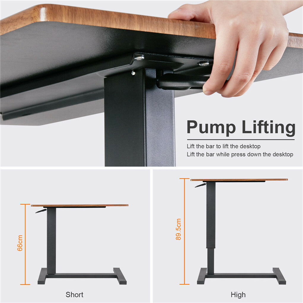 Overbed Table Height Adjustable Wheels | HomeAndLiving