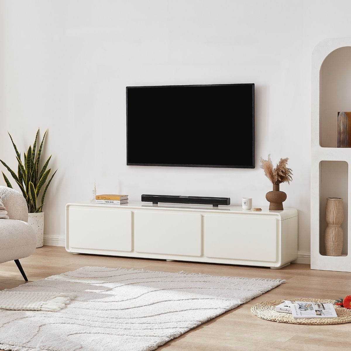 Astrid White Tv Stand
