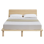Solid Wood Bed Frame Bed Base With Headboard Double/Queen/King