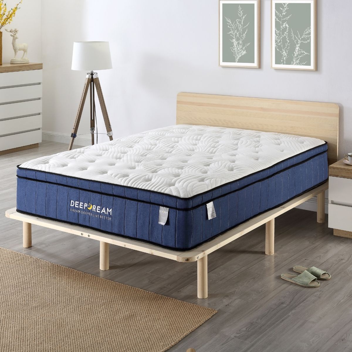H&L Cool Gel Memory Foam Mattress 5 Zone Latex 34Cm