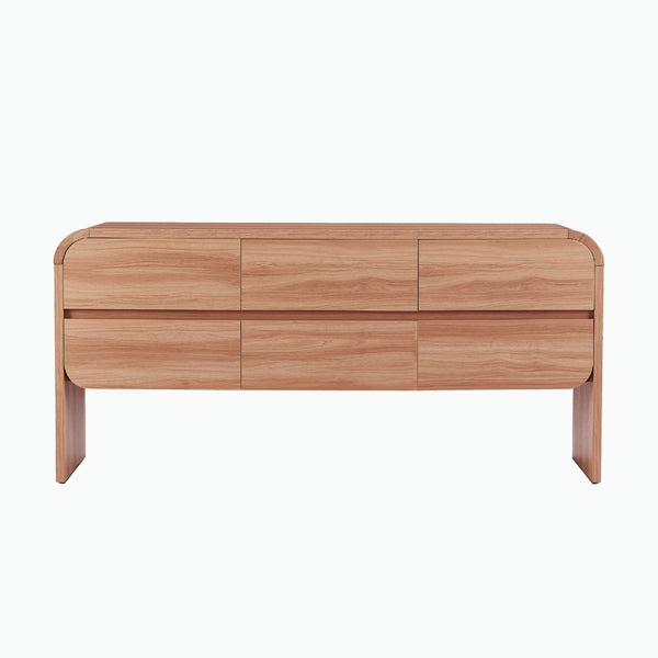  Olga Natural 6 Chest of Drawers