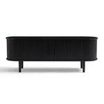 Black Column Tv Stand 160Cm