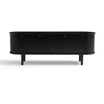 Black Column Tv Stand 160Cm