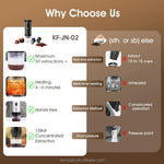 Green Portable Espresso Coffee Machine - Universal 3-in-1