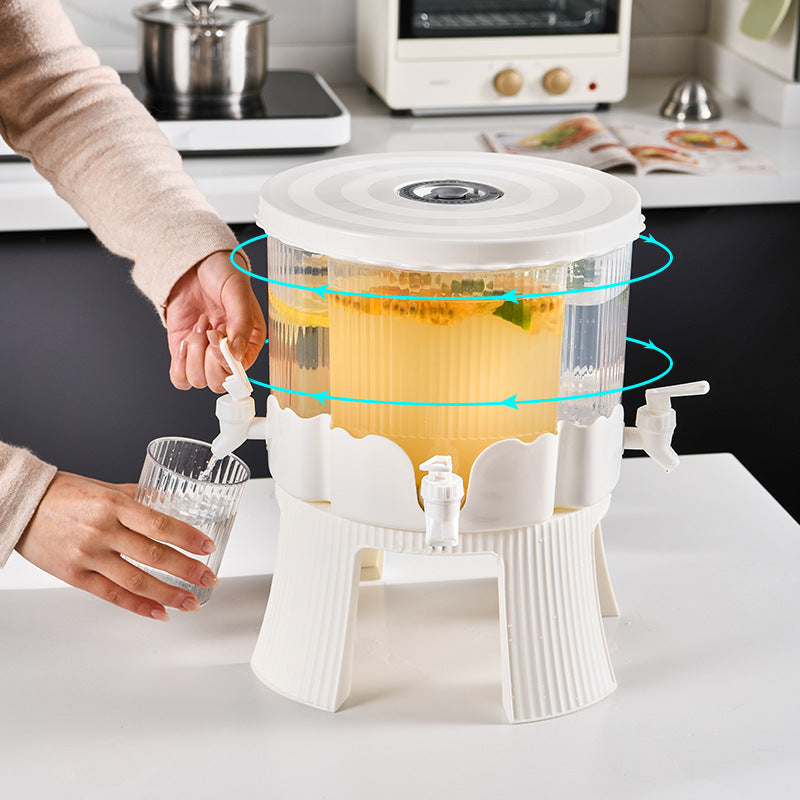 Only A Cold Water Bottle Large Capacity Rotating Beverage Dispenser