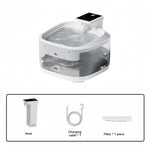 White 4.5L Rechargeable Pet Water Fountain for Cats & Dogs