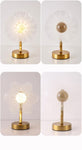 Flower Shape Luxury Acrylic Table Lamp - Modern USB Powered Night Light