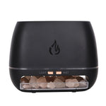 Elegant Flame Diffuser - Aromatherapy & Humidifier with Light