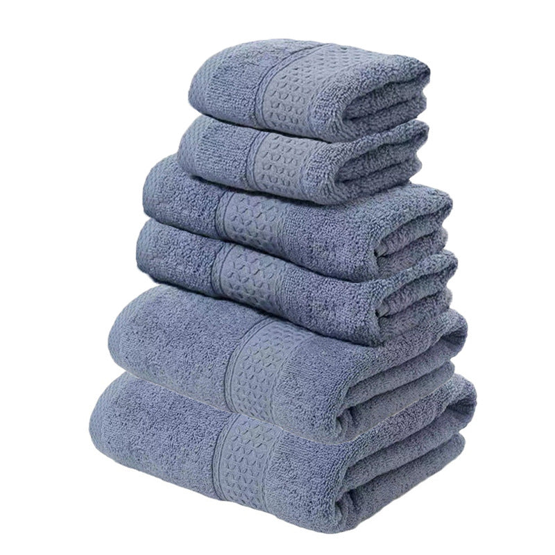 Luxury Cotton Towel Set - Soft & Absorbent (6-Piece)