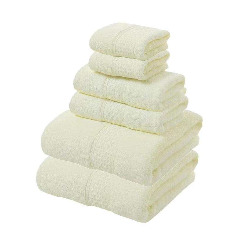 Luxury Cotton Towel Set - Soft & Absorbent (6-Piece)