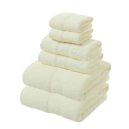 Luxury Cotton Towel Set - Soft & Absorbent (6-Piece)