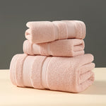 Luxury 3-Piece 100% Cotton Towel Set