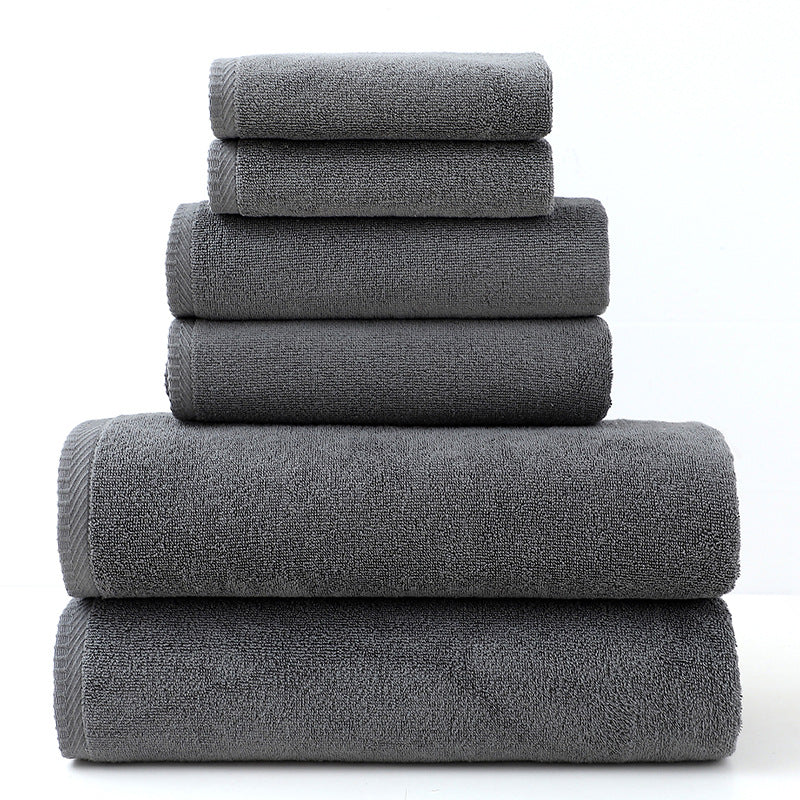 Premium Cotton Towel Set - Soft & Absorbent (6-Piece)