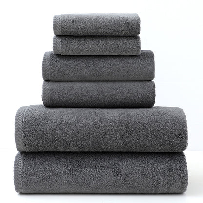 Premium Cotton Towel Set - Soft & Absorbent (6-Piece)