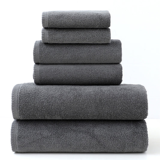 Premium Cotton Towel Set - Soft & Absorbent (6-Piece)