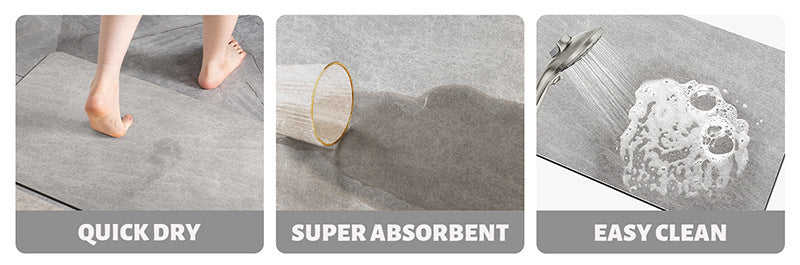 Quick-Dry Non-Slip Bath Rug