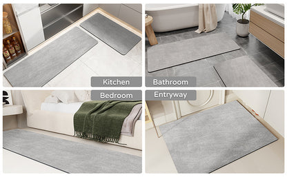 Quick-Dry Bath Rug - Non-Slip & Absorbent