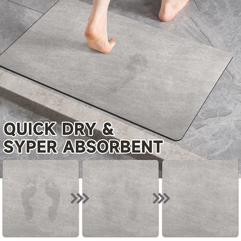 Quick-Dry Bath Rug - Non-Slip & Absorbent
