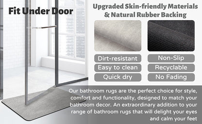 Quick-Dry Bath Rug - Non-Slip & Absorbent