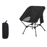Black Lightweight Portable Camping Chair